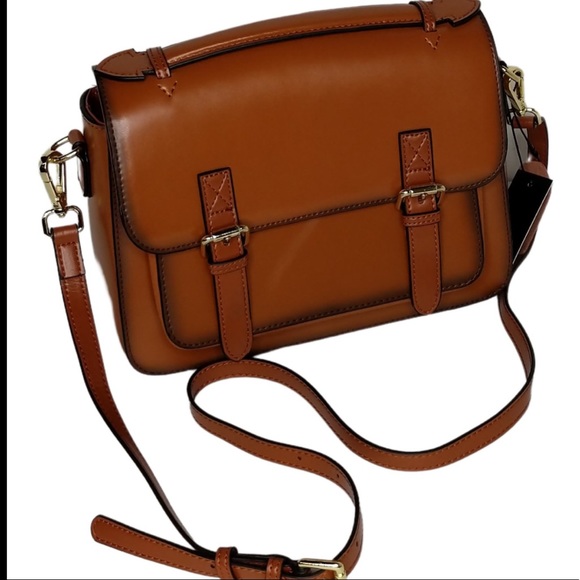 Anna Caí Genuine Lather Top Handle Crossbody Bag - Picture 4 of 12